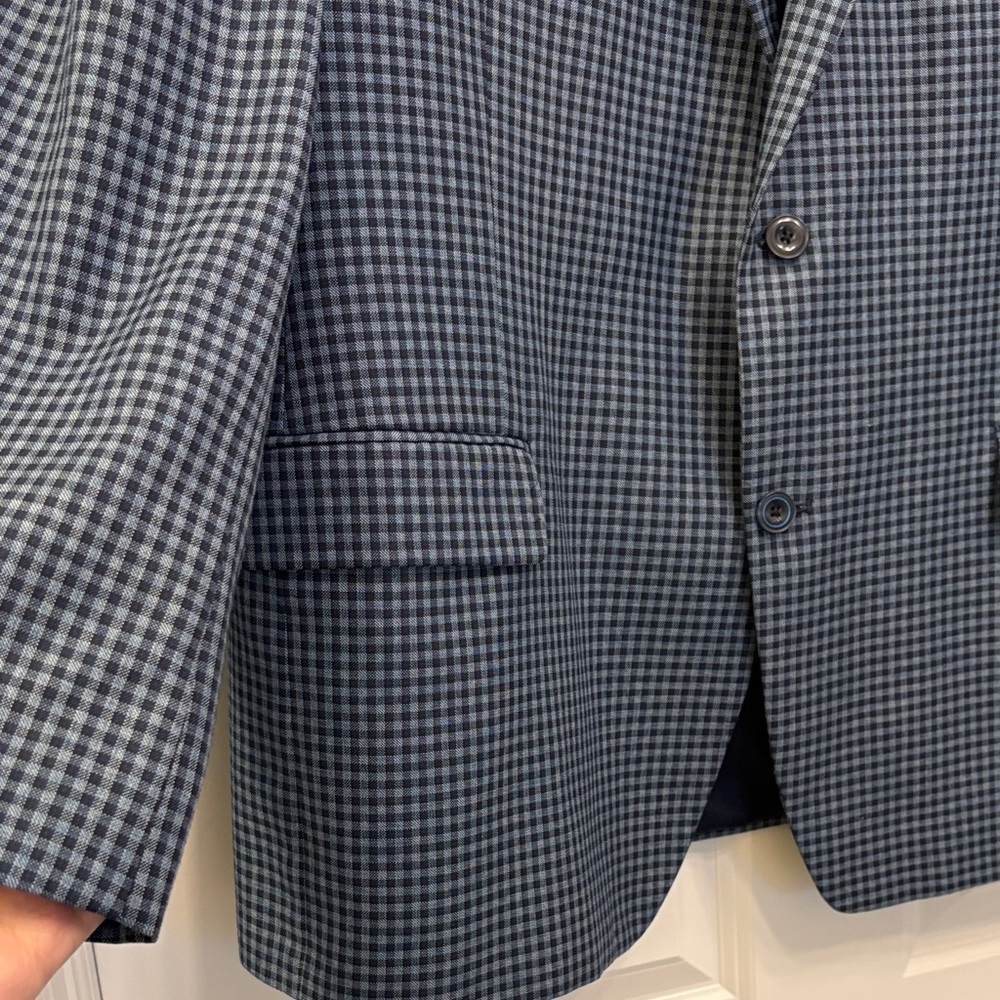 Michael Kors Men’s Classic Fit 48 R Navy Sport Coat Blazer New - Picture 6 of 16